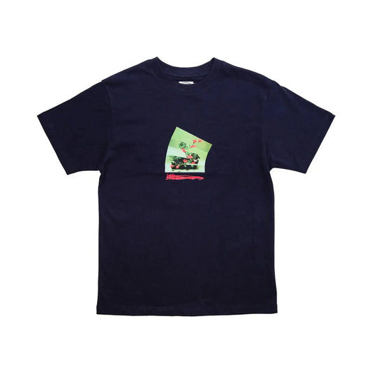 HODDLE FLOWERS TEE - NAVY Hoddle