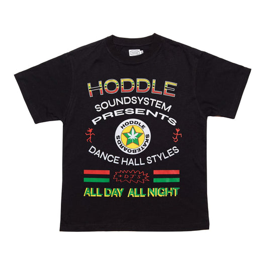 HODDLE SOUND SYSTEM TEE BLACK