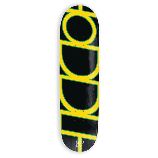 HODDLE LOGO DECK BLACK/GREEN/YELLOW Hoddle