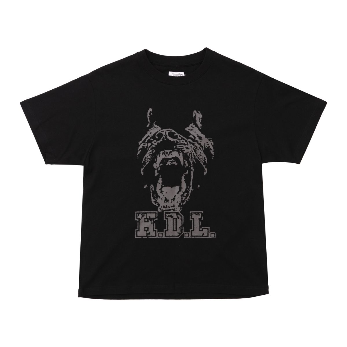 HODDLE H.D.L BARK TEE BLACK