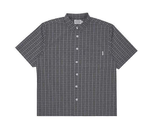 HODDLE HDL SS BORDER SHIRT GREY