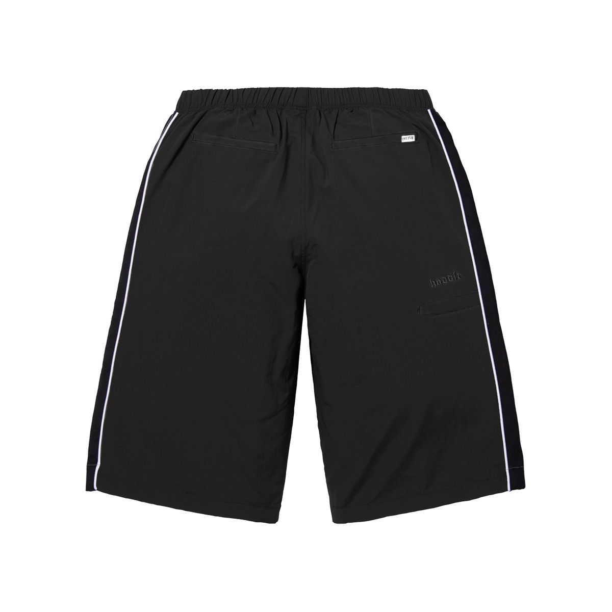HODDLE NYLON BERMUDA SHORT BLACK