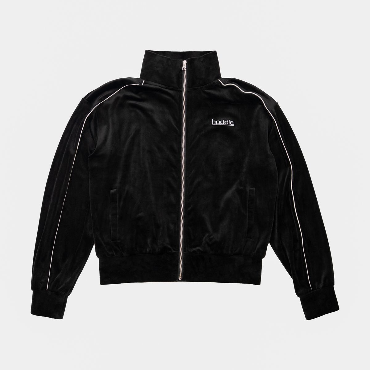 HODDLE PRIMARY VELOUR TRACK TOP BLACK