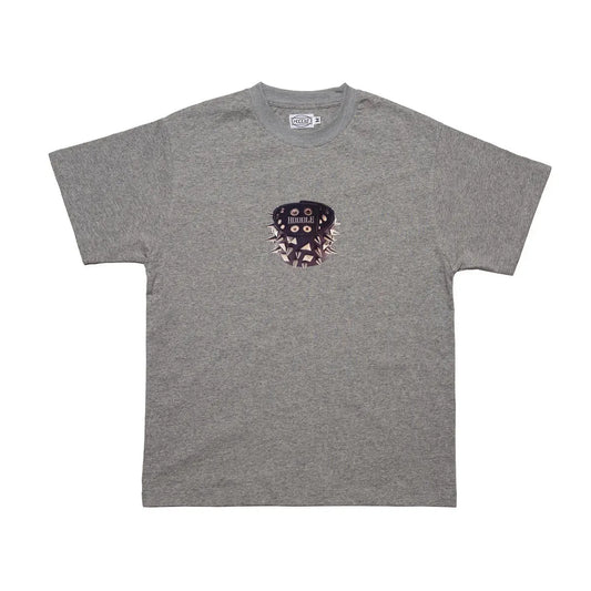 HODDLE STUD TEE HEATHER GREY Hoddle