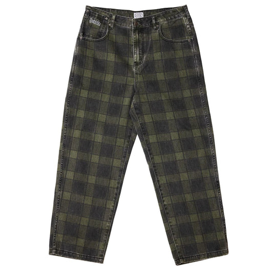 HODDLE RANGER JEAN GREEN PLAID