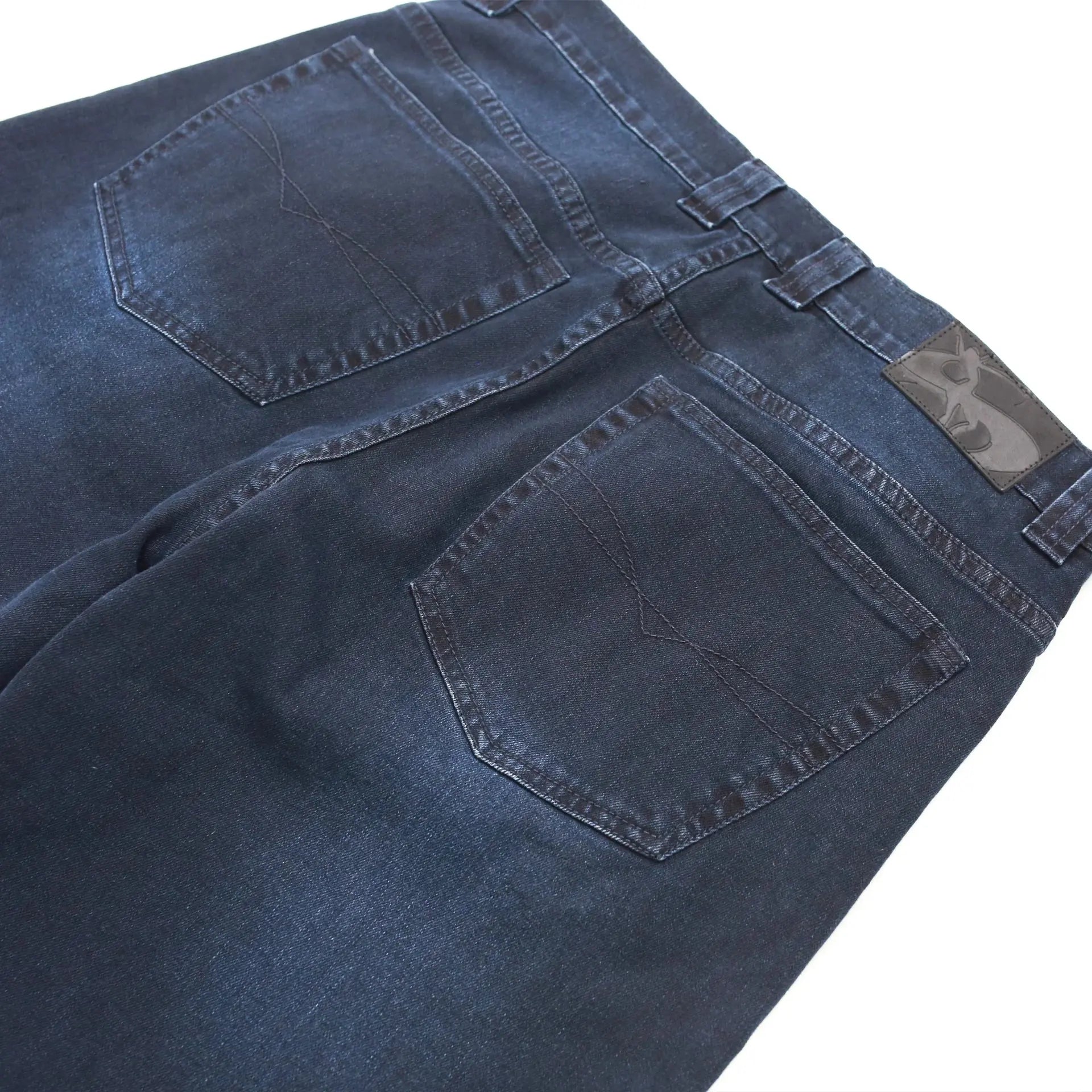 Yardsale Ivory Slub Jeans (Dark Denim) YARDSALE
