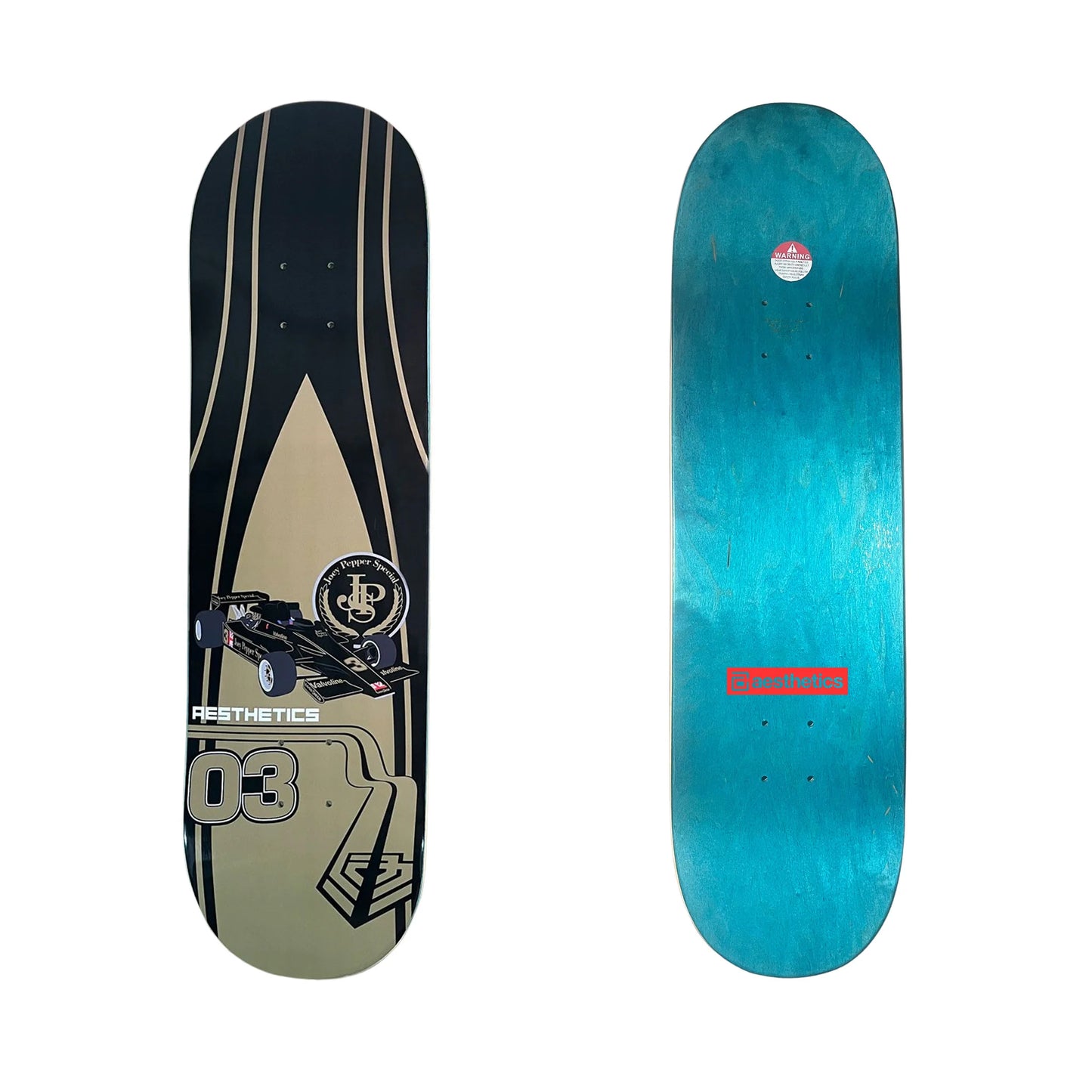 Joey Pepper Pro Model Deck - Aesthetics Livery Series | Aesthetics Skateboards 8.375