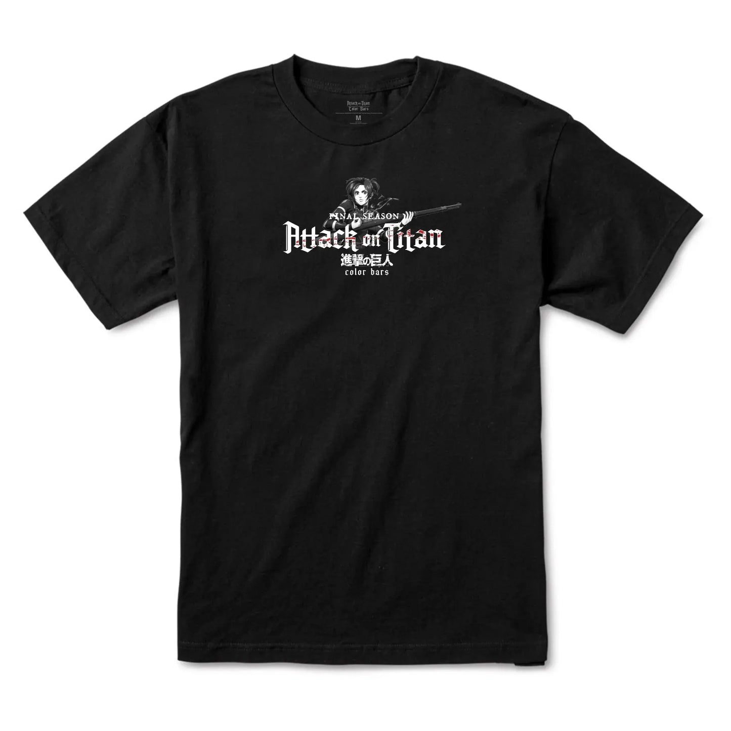Color Bars Loaded Tee Black Color Bars