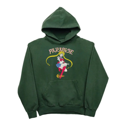 Paradise NYC sailor boop hoodie forest green PARADISE NYC