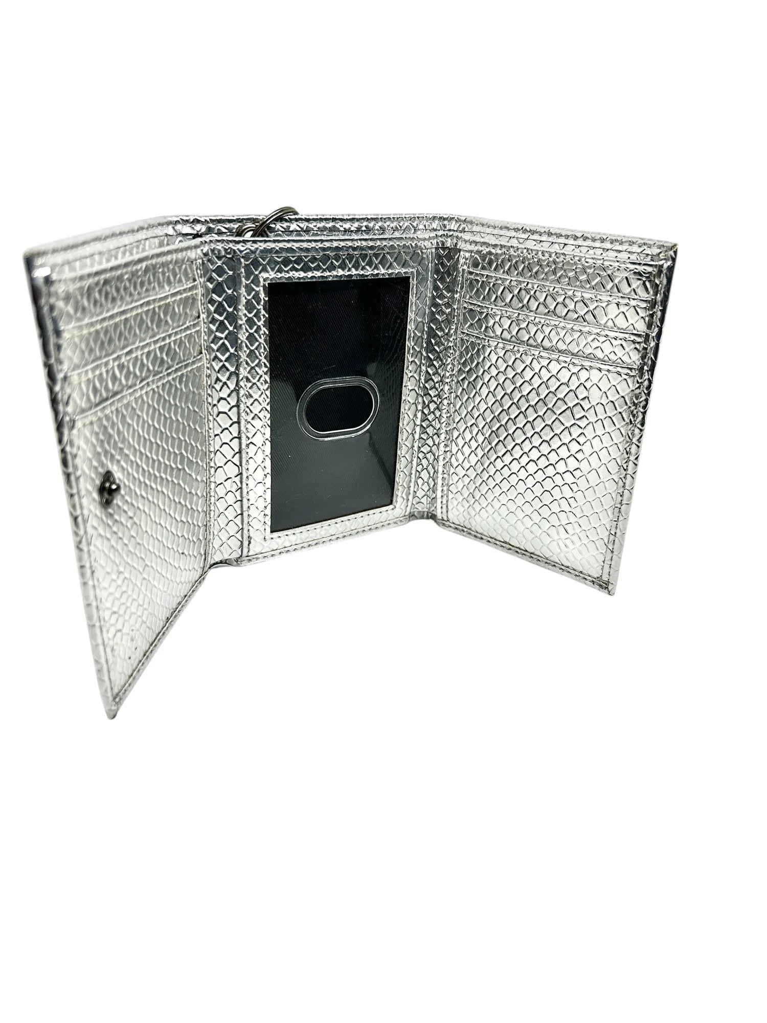 LOOSEY LOVE YOU Metallic Silver Chain Gang Loosey love you