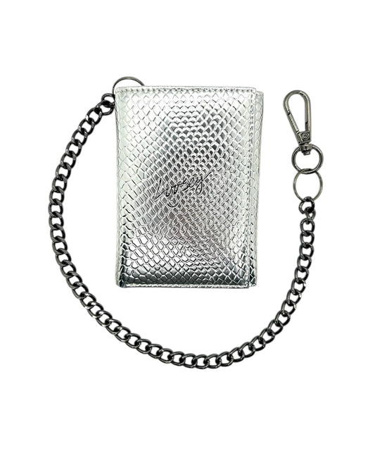 LOOSEY LOVE YOU Metallic Silver Chain Gang