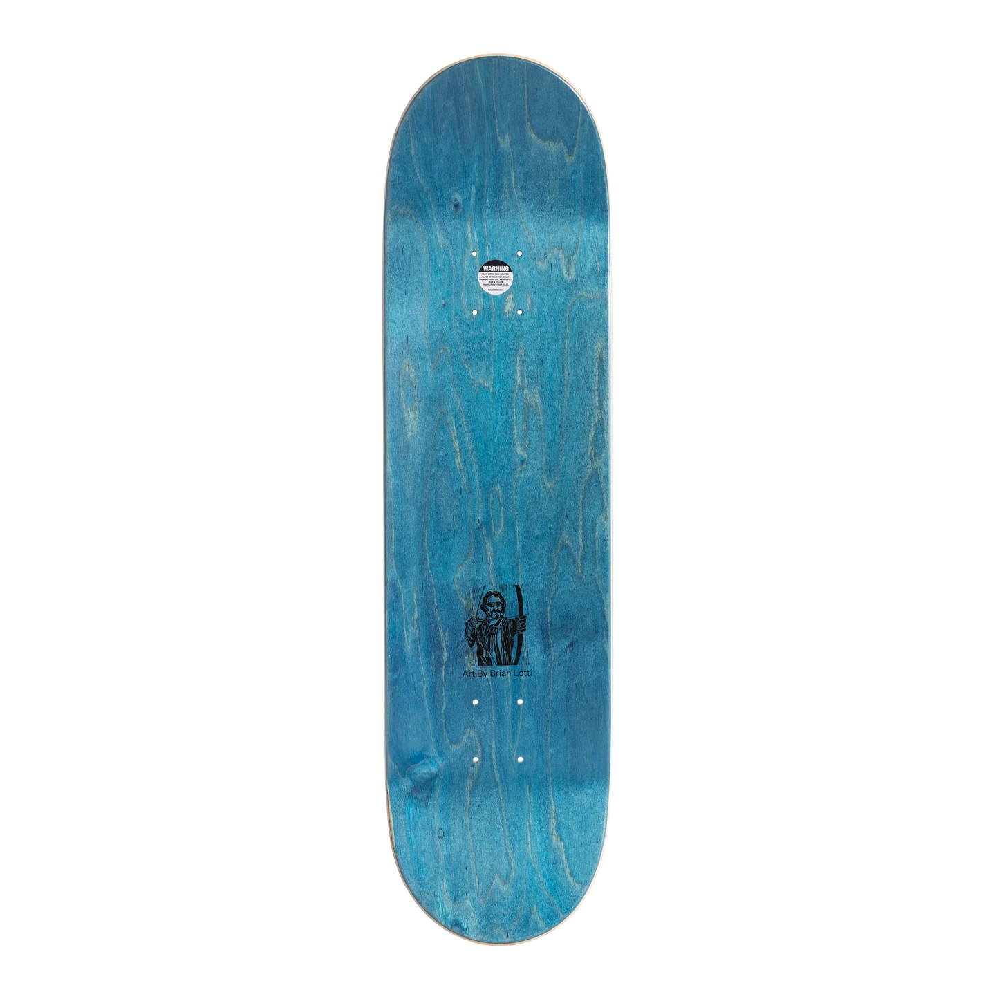 Deck de skateboard Swim de la série DAN PLUNKETT (ARCHER) PRO MODEL, vue de dessus, avec graphique coloré.