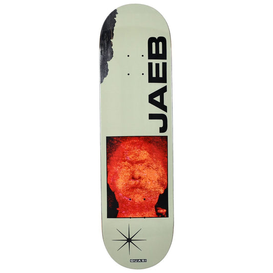 Planche de skate Quasi Jaeb 'Window' de 8,375 pouces, deck de skateboard en bois avec design graphique moderne.
