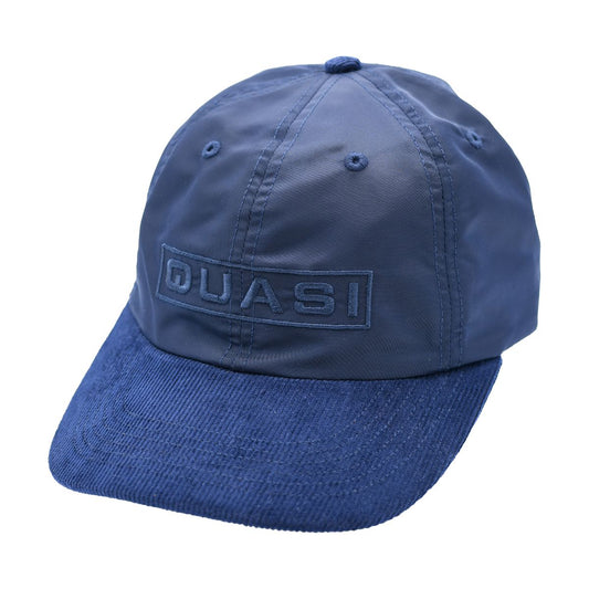 Casquette Quasi Eurotext marine, style décontracté, en tissu doux, avec logo Quasi sur le devant.