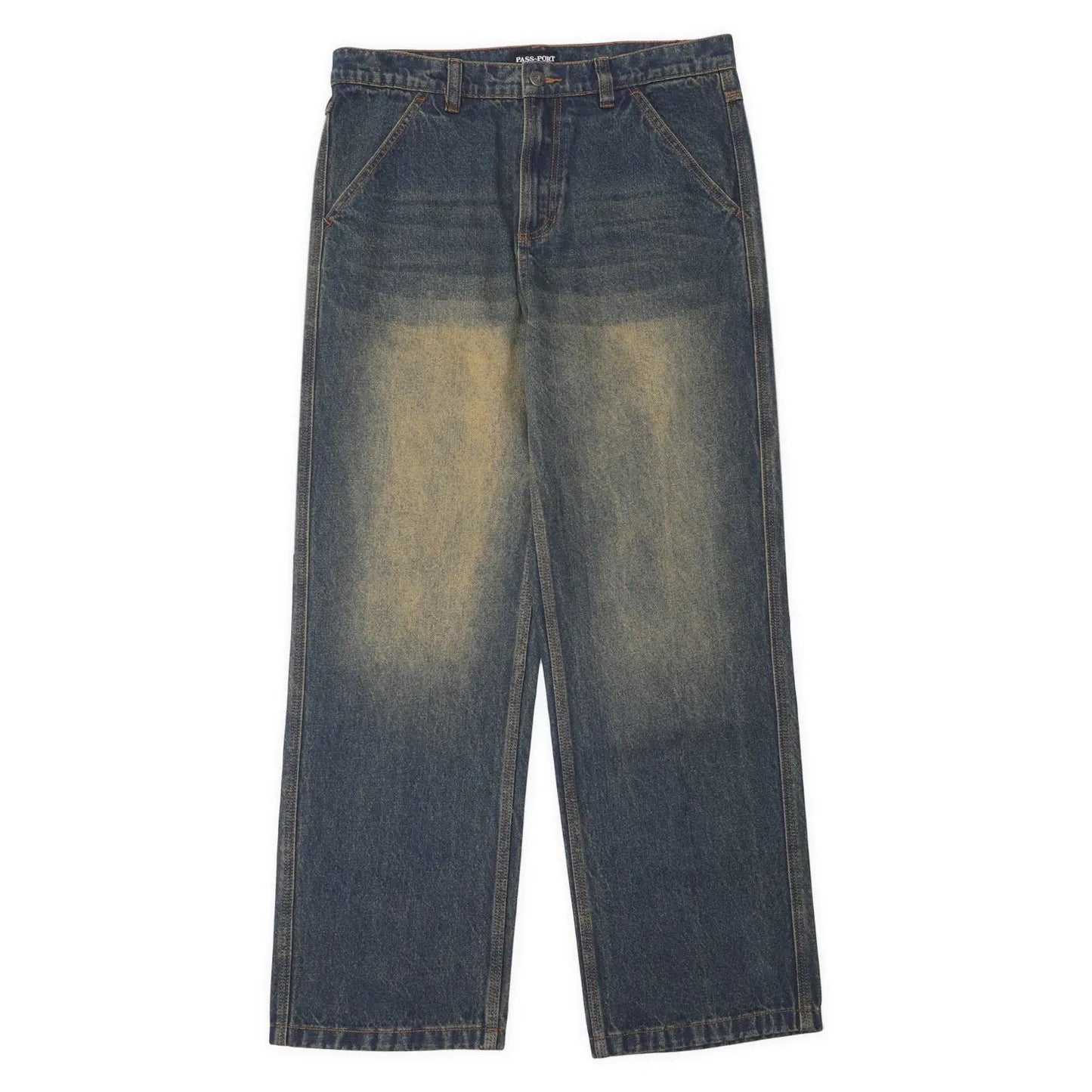Pass~Port Workers Club Bootcut Jean sandblasted blue