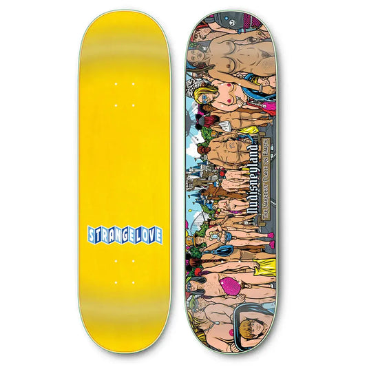 StrangeLove Skateboards NUDEISNEYLAND 8.75 Deck STRANGELOVE