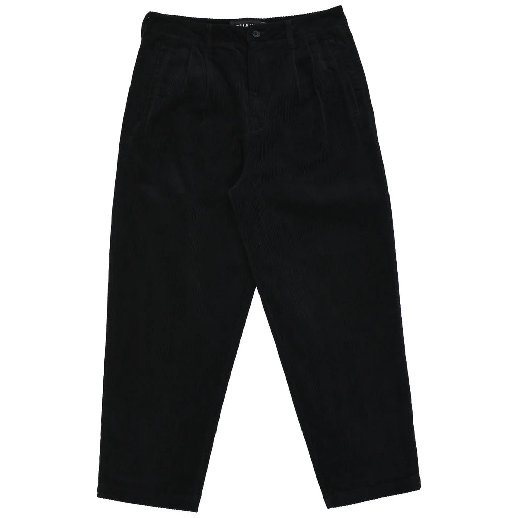 Pantalon Quasi Elliott en noir, style casual, avec coupe droite et détails modernes, visible en première plan.