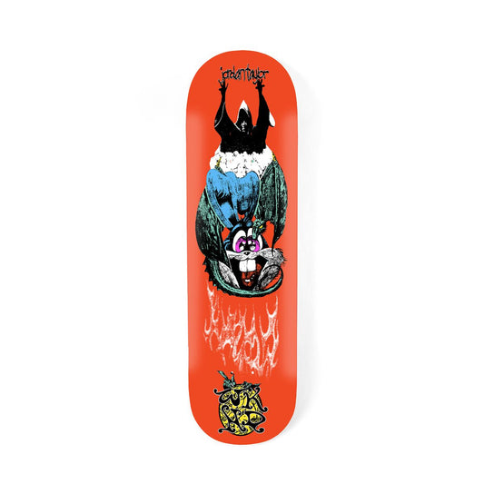 Deck WKND « Shucks Bunny » Jordan Taylor 8,25 pouces, motif de lapin illustré en noir et blanc