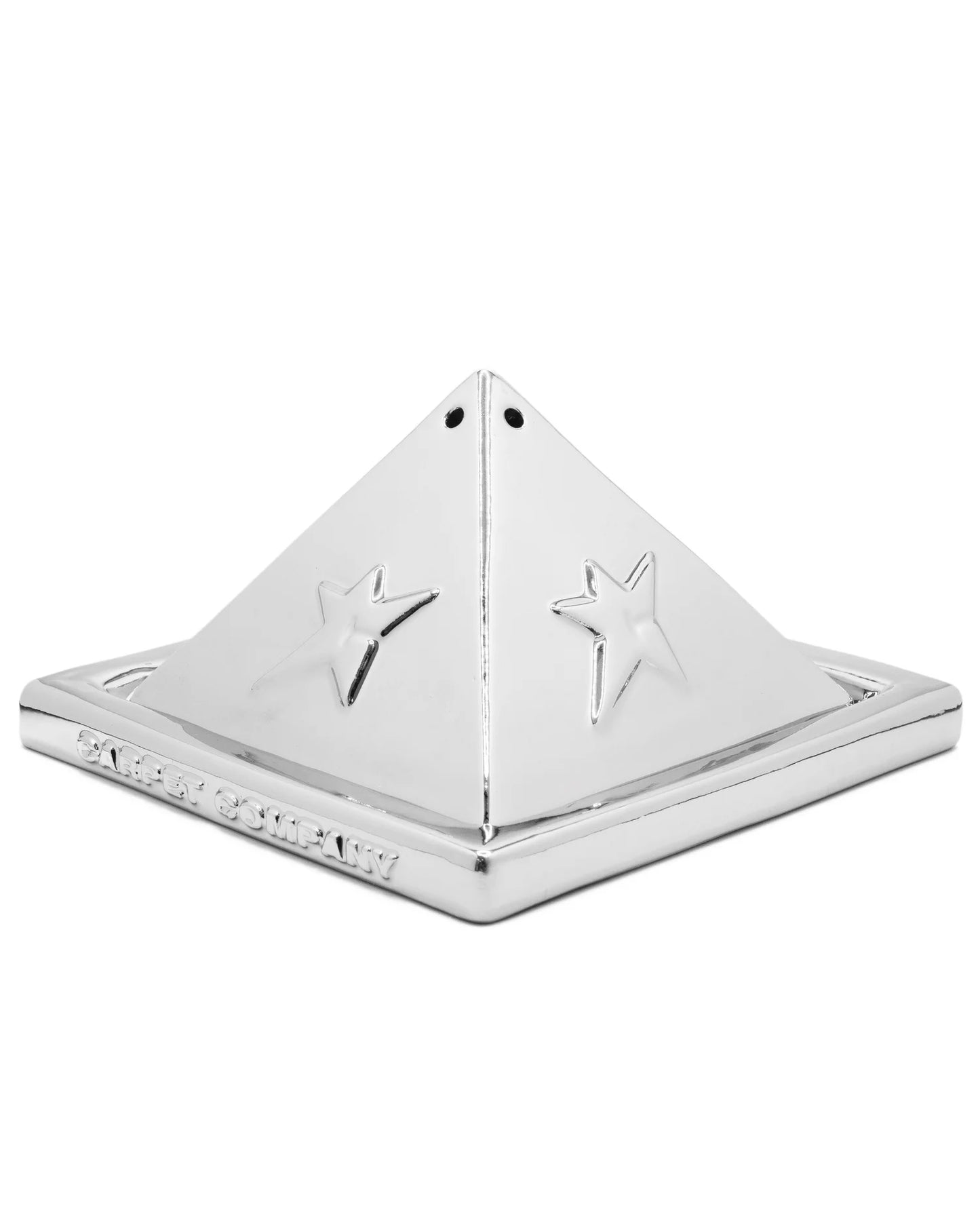 Chambre à encens Pyramid Carpet, accessoire pour brûler de l'encens, en forme de pyramide avec orifice pour encens.