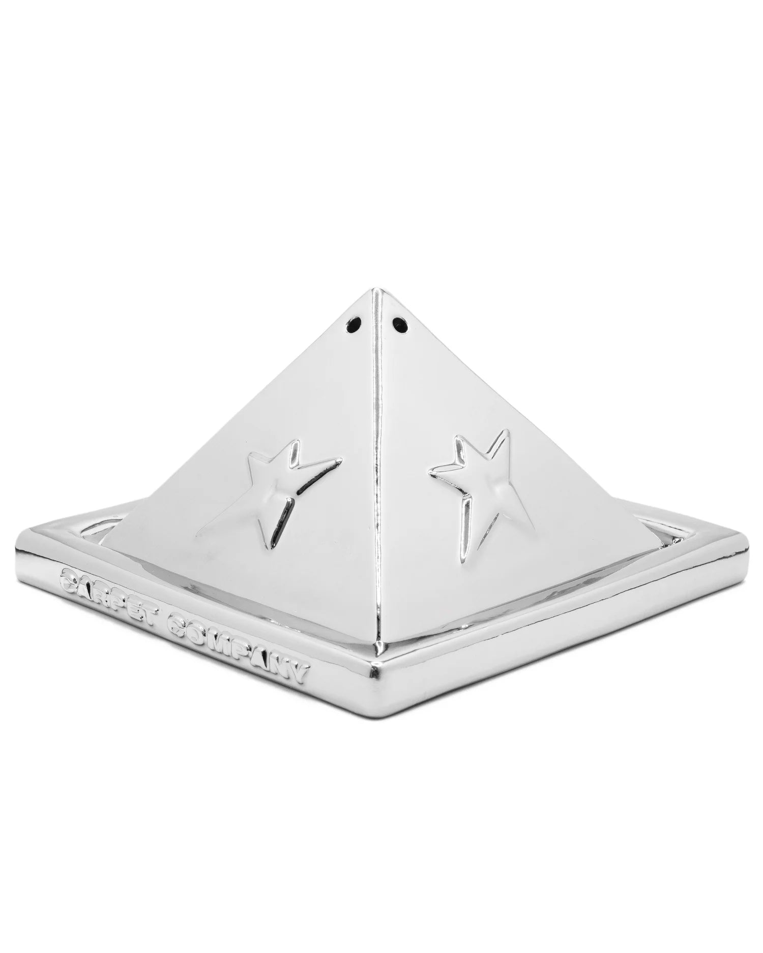 Chambre à encens Pyramid Carpet, accessoire pour brûler de l'encens, en forme de pyramide avec orifice pour encens.