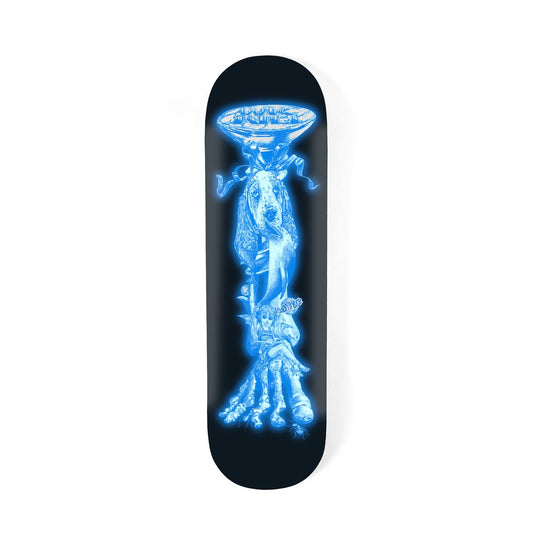 Deck de skateboard WKND Wistful Sarah Meurle 8.125, motif illustré coloré sur fond clair
