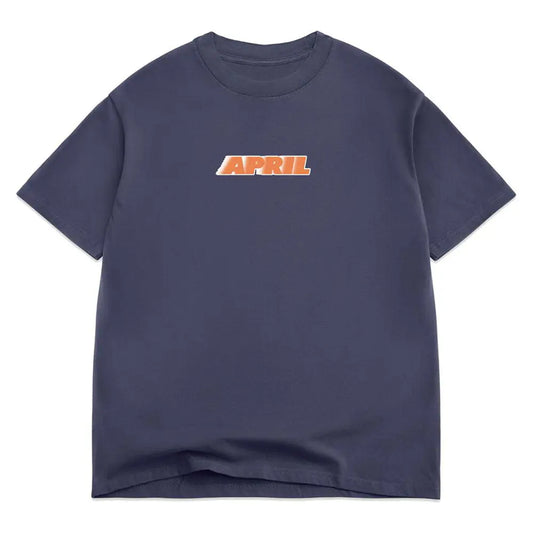 April skateboards -Depot-Tee navy APRIL skateboard