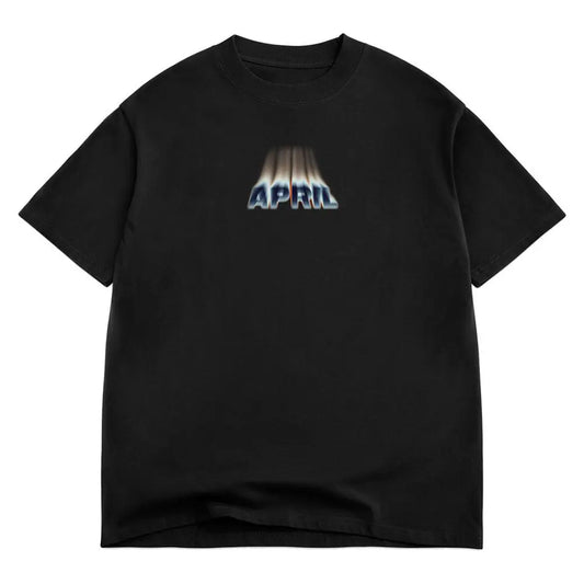 April skateboards -Dust-Tee Black APRIL skateboard