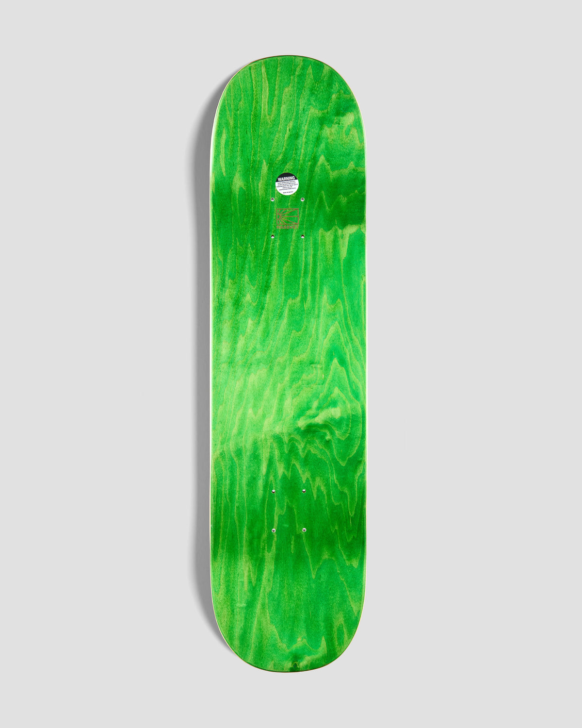 Planche de skateboard unisexe RASSVET Bauer en bois de 8.3 pouces, couleur marron, design robuste pour skateboard.