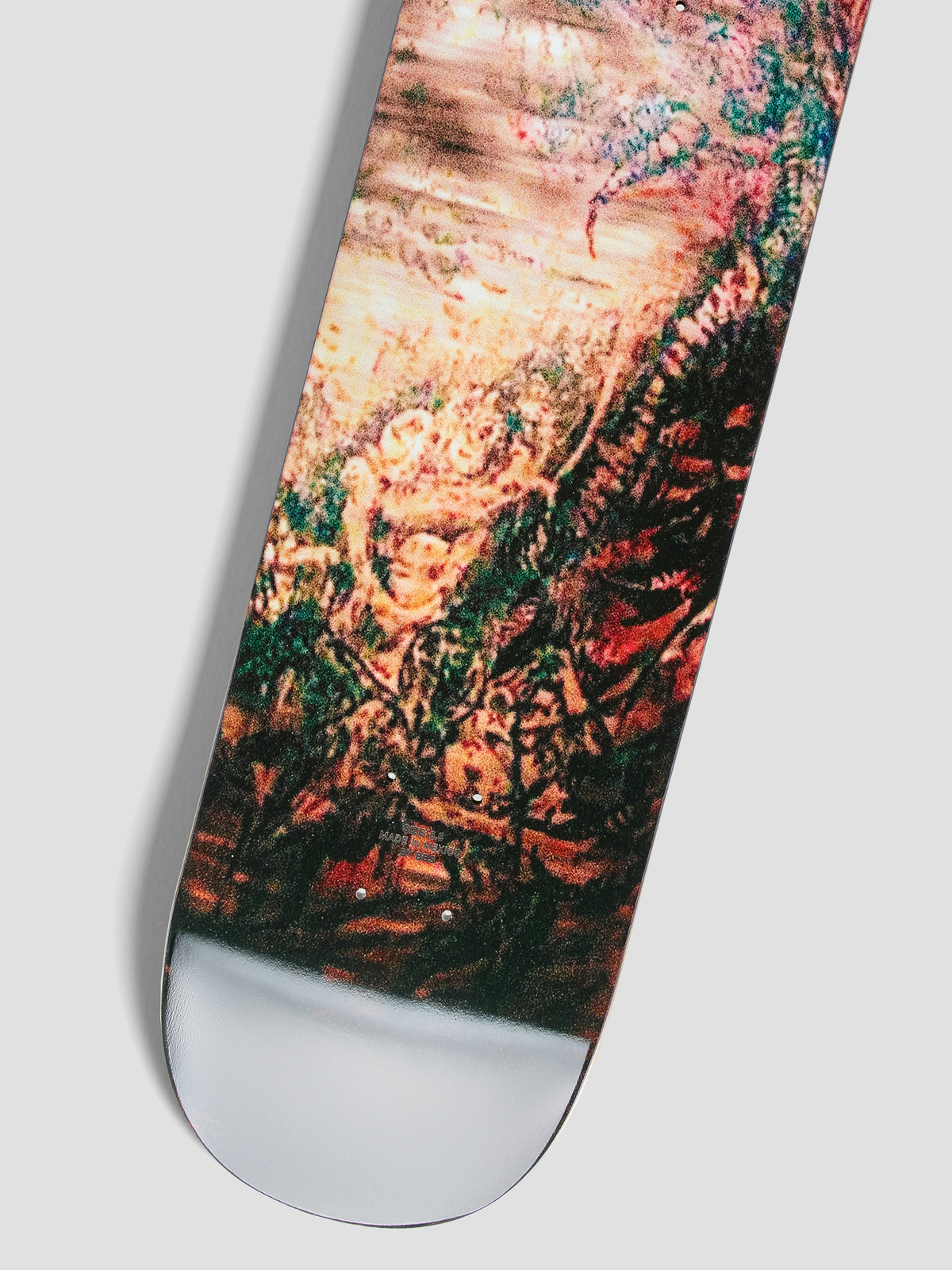 Plateau de skate RASSVET Biais Board en bois unisexe, 8.5 pouces, design multi-couleurs, pour skateboard freestyle.