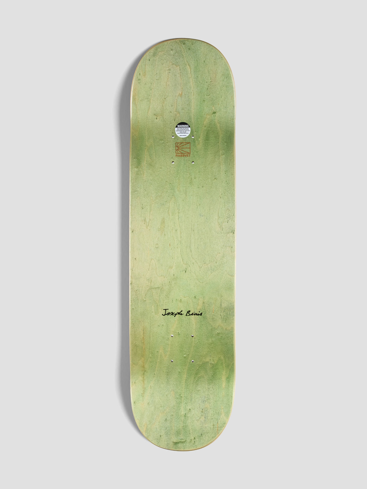 Plateau de skateboard RASSVET unisexe en bois avec biais de 8,5 pouces, design multi, pour pratique du skateboard.
