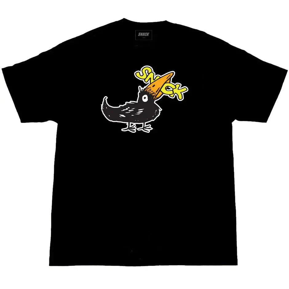 Snack BLACKBIRD TEE - BLACK SNACK