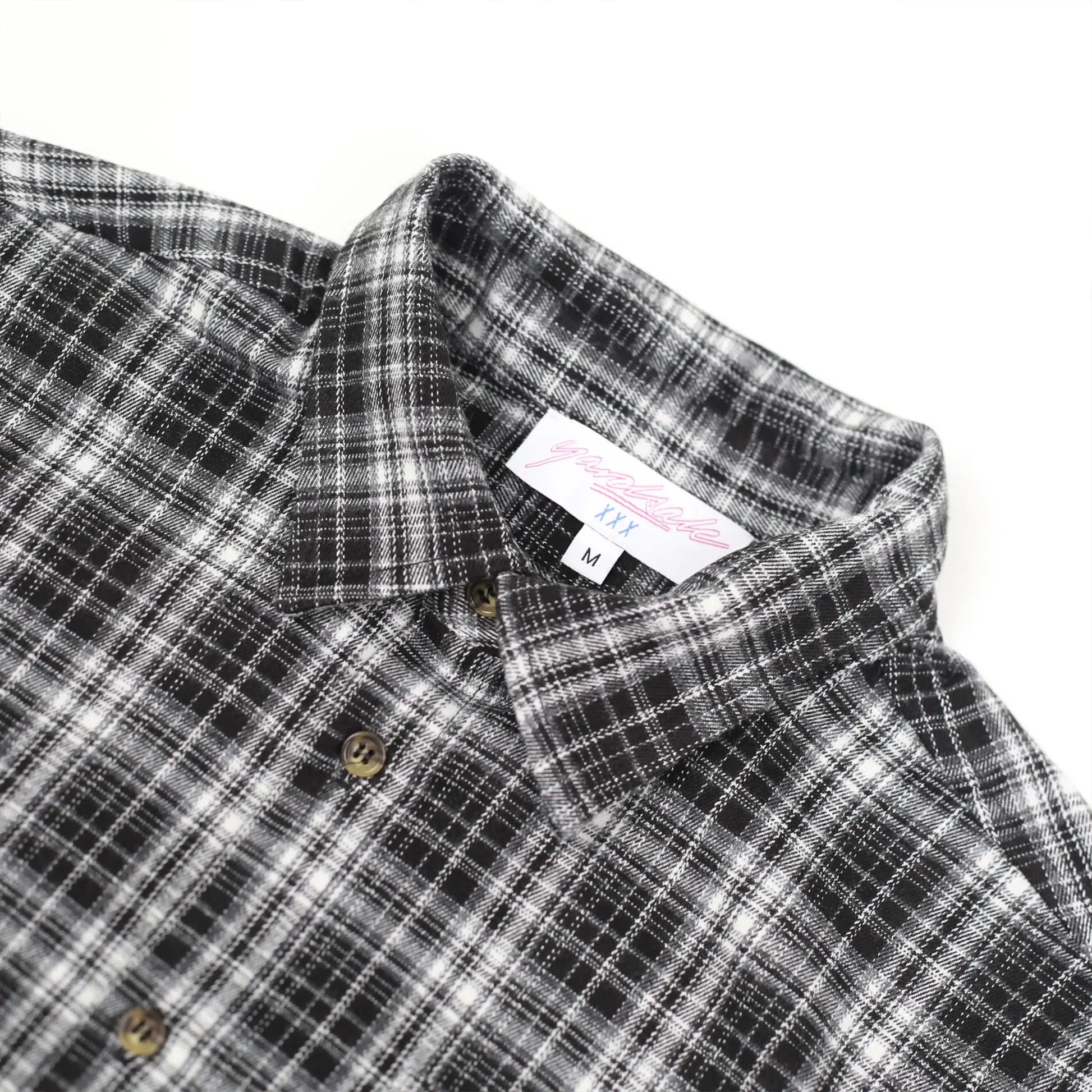 YARDSALE FADED PLAID SHIRT YARDSALE