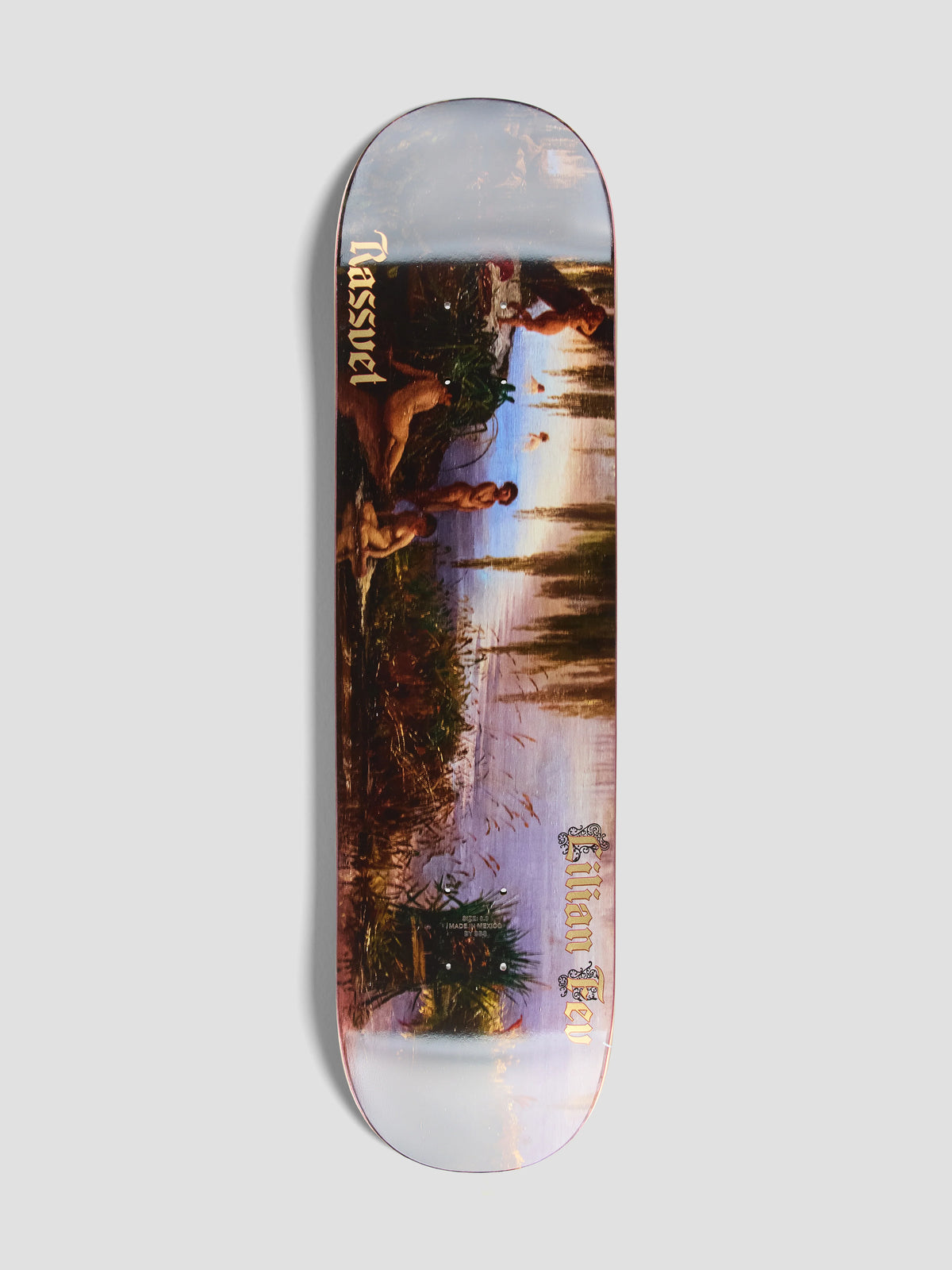 Planche de deck unisexe RASSVET FEV en bois, 8.3 pouces, style multi, vue de face avec finition naturelle.