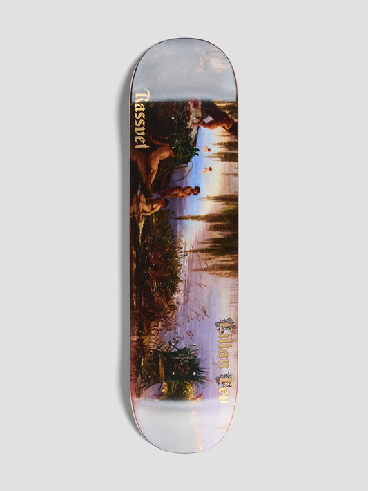 Planche de deck unisexe RASSVET FEV en bois, 8.3 pouces, style multi, vue de face avec finition naturelle.