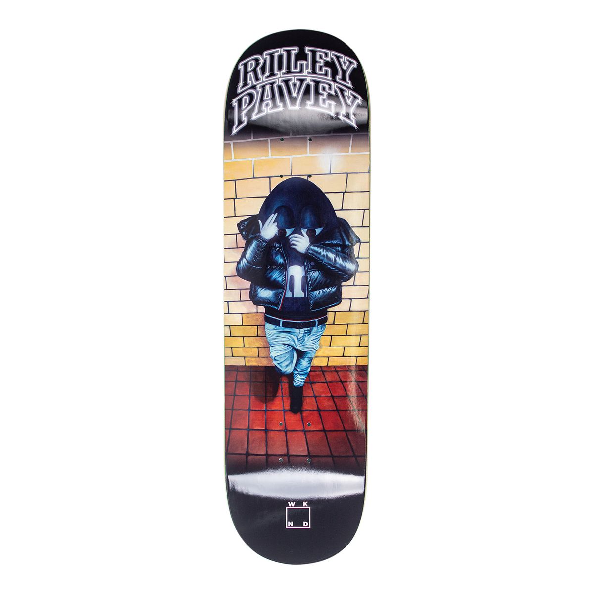Deck de skateboard WKND « MYSELF » de Riley Pavey, modèle 8,5 pouces