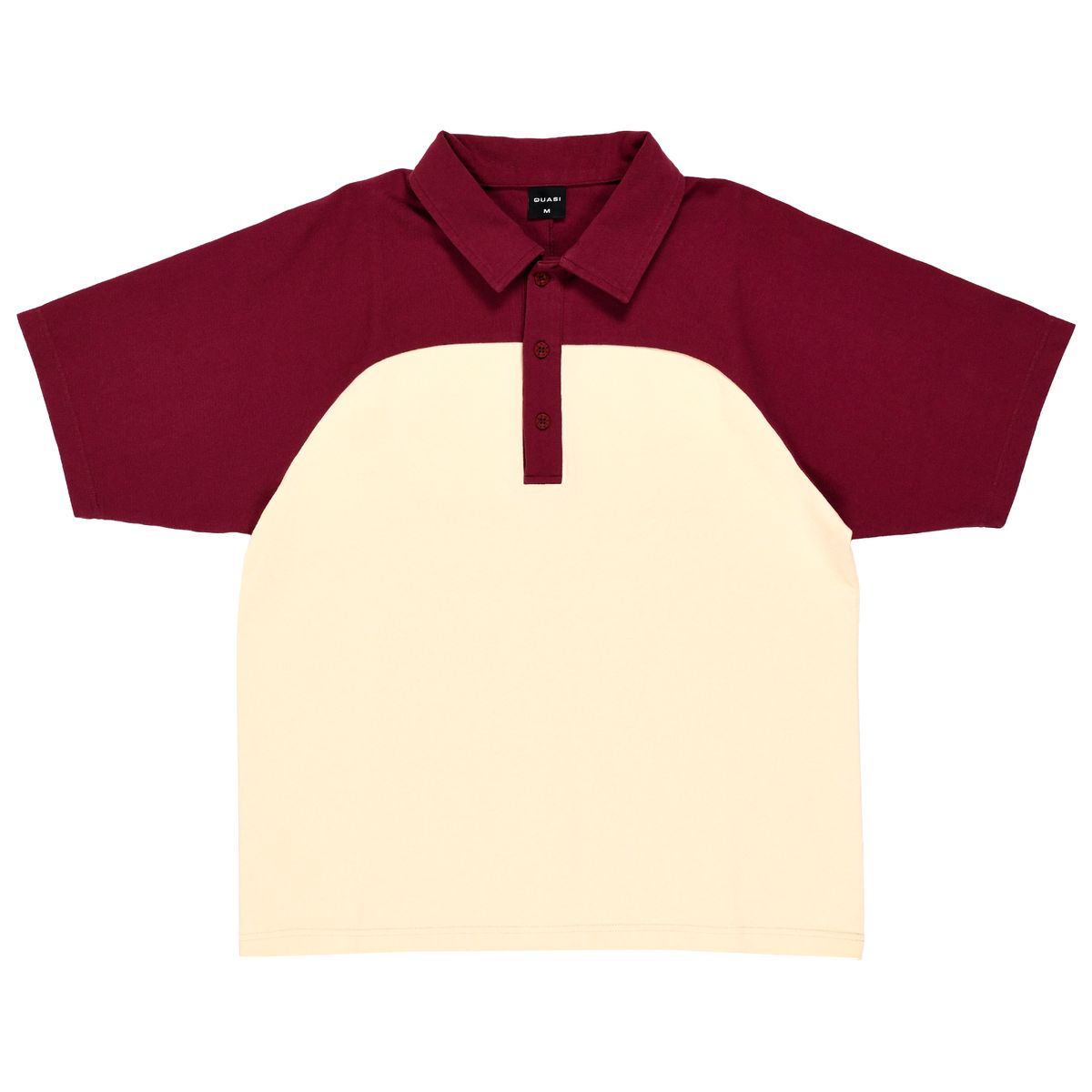 Quasi skateboards Leslie Raglan Polo [Maroon]