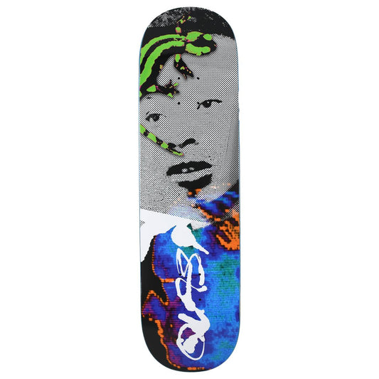 Planche de skateboard Quasi Lizard Kang Deck 8.5 pouces, design coloré et graphique, vue de face.