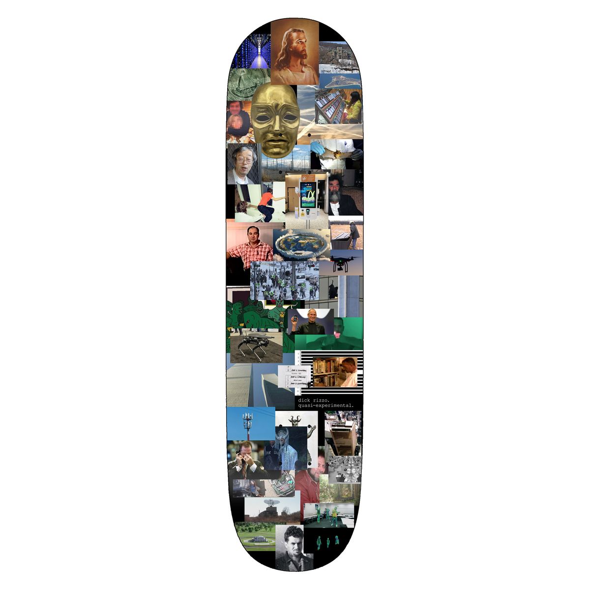 Quasi skateboards Rizzo 'Psyop' 8.25” deck