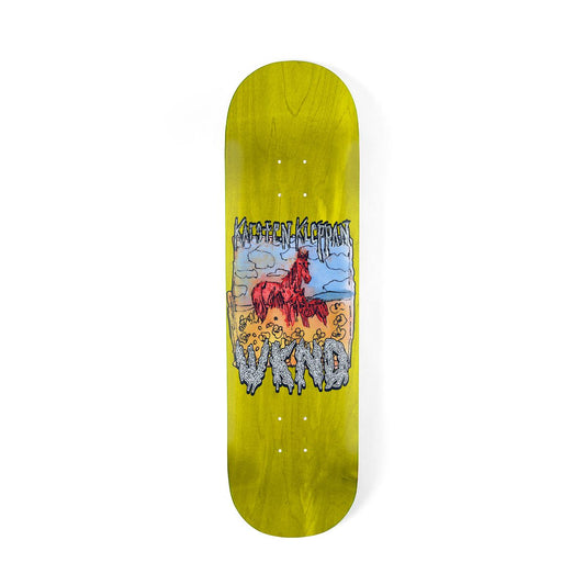 Deck de skateboard WKND Wild Horses Karsten Kleppan 8.5 pouces, motif chevaux sauvages