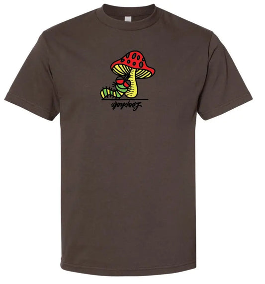 LOOPHOLE WORMHOLE TEE Brown LOOPHOLE WHEELS