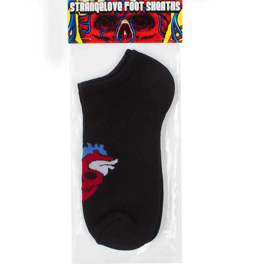 StrangeLove Heart Logo / Black / Crew Cut Foot Sheaths STRANGELOVE