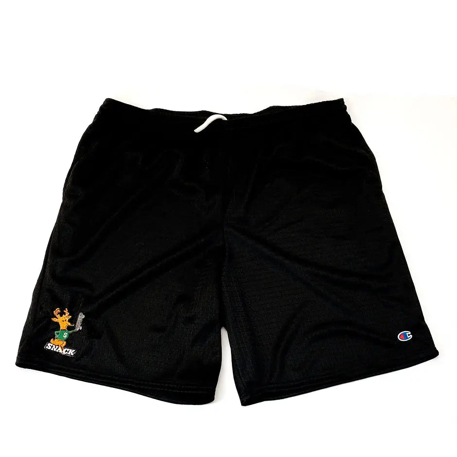 SNACK HARDWOOD SHORTS - BLACK SNACK