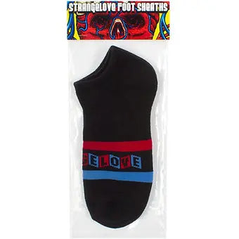 StrangeLove CineLogo Stripe / Black / No Show Foot Sheaths STRANGELOVE