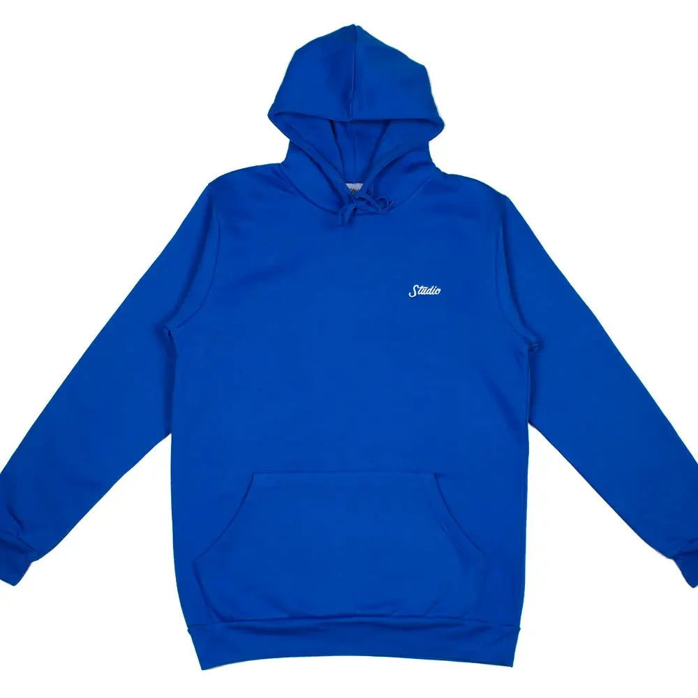 STUDIO Small Script Hoodie Royal Blue STUDIO