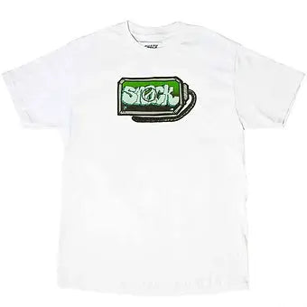 SNACK SCREEN TEE  White SNACK