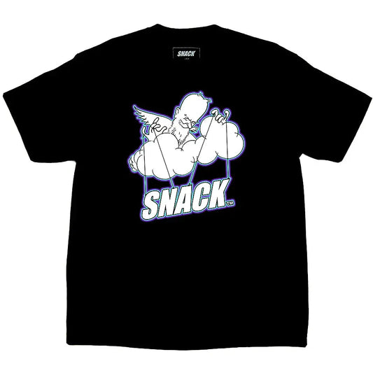 SNACK PUPPETMASTER TEE - BLACK SNACK