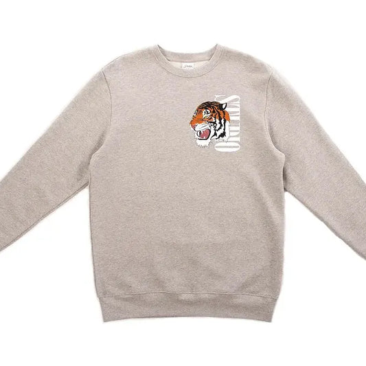 STUDIO Tiger Crewneck Heather Grey STUDIO