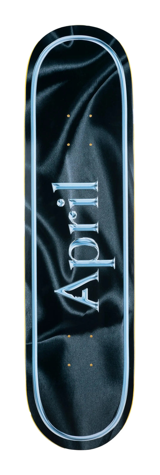 April AP BLACK SILK OG LOGO APRIL skateboard