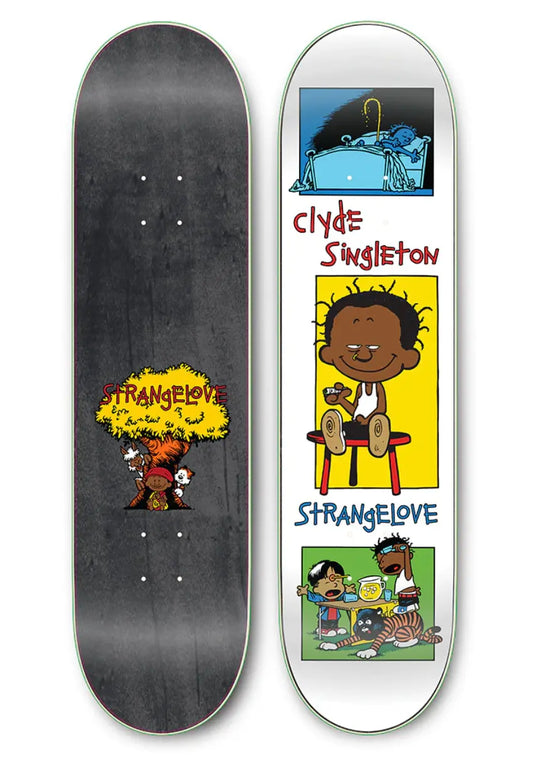 StrangeLove Skateboards Clyde Singleton / 8.0 Deck - Signed STRANGELOVE