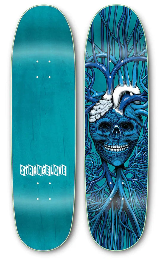 StrangeLove Skateboards Code Blue / 8.5 Shaped Deck STRANGELOVE